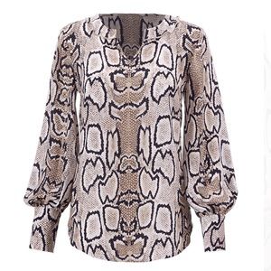 CAbi Fall 2019 Serpentine Blouse XL #3759